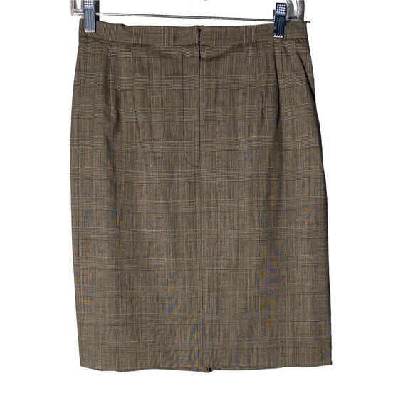 Talbots Dresses & Skirts - Talbots Pencil Skirt‎ 6 Black White Herringbone Wool Blend Stretch Casual Career